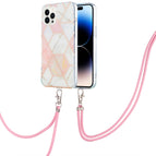 For iPhone 14 Pro / Pink White