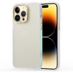 Gold Version Frosted Back Shockproof Phone Case, For iPhone 14 Pro, For iPhone 14 Pro Max