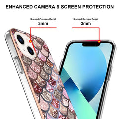 Electroplating Pattern IMD TPU Shockproof Case, For iPhone 14, For iPhone 14 Plus, For iPhone 14 Pro, For iPhone 14 Pro Max