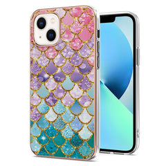 Electroplating Pattern IMD TPU Shockproof Case, For iPhone 14, For iPhone 14 Plus, For iPhone 14 Pro, For iPhone 14 Pro Max