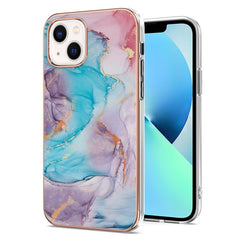 Electroplating Pattern IMD TPU Shockproof Case, For iPhone 14, For iPhone 14 Plus, For iPhone 14 Pro, For iPhone 14 Pro Max