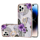 For iPhone 14 Pro / Purple Flower