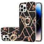 For iPhone 14 Pro / Black Flower