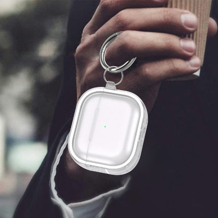 Two-color Photo Frame PC+TPU Anti-fall Wireless Earphone Case with Hook, For AirPods 3, For AirPods Pro