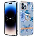 For iPhone 14 Pro / Blue Peony