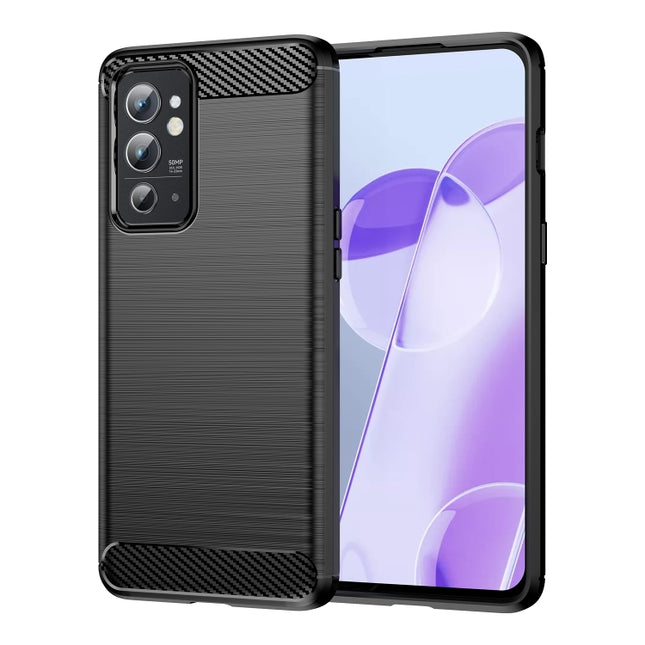 Brushed Texture Carbon Fiber TPU Phone Case, For OnePlus 9RT 5G, For OnePlus 9R, For OnePlus Nord CE 5G, For OnePlus Nord N200 5G, For OnePlus Nord 2 5G, For OnePlus Nord 2 x Pac-Man Edition, For OnePlus 10 Pro 5G, For OnePlus Nord N20 5G