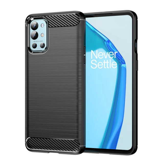 Brushed Texture Carbon Fiber TPU Phone Case, For OnePlus 9RT 5G, For OnePlus 9R, For OnePlus Nord CE 5G, For OnePlus Nord N200 5G, For OnePlus Nord 2 5G, For OnePlus Nord 2 x Pac-Man Edition, For OnePlus 10 Pro 5G, For OnePlus Nord N20 5G