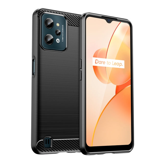 Brushed Texture Carbon Fiber TPU Phone Case, For Realme C31, For Realme GT Neo3, For Realme Narzo 50 5G, For Realme Q5i, For Realme V23