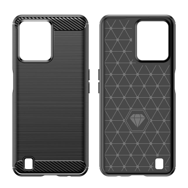 Brushed Texture Carbon Fiber TPU Phone Case, For Realme C31, For Realme GT Neo3, For Realme Narzo 50 5G, For Realme Q5i, For Realme V23