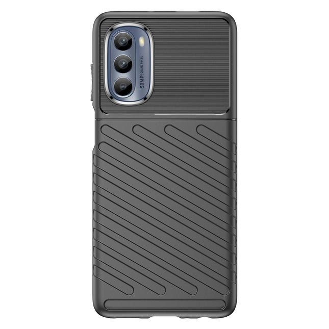 Thunderbolt Shockproof TPU Protective Soft Phone Case, For Motorola Moto G62 5G