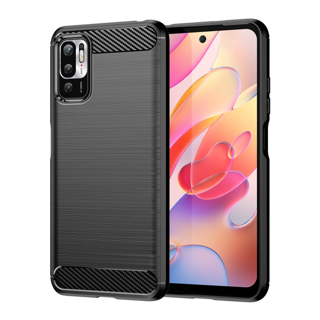 Brushed Texture Carbon Fiber TPU Phone Case, For Xiaomi Poco M3 Pro 5G, For Xiaomi Poco X3 GT, For Xiaomi Poco X4 NFC 5G, For Xiaomi Poco M4 Pro 5G, For Xiaomi Poco F4, For Xiaomi Poco X4 Pro 5G, For Xiaomi Poco M4 Pro