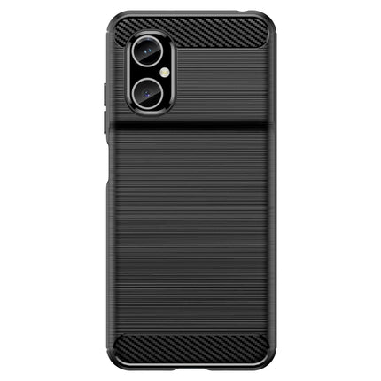 Brushed Texture Carbon Fiber TPU Phone Case, For Xiaomi Poco M4 5G, For Xiaomi Poco X4 GT