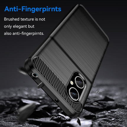 Brushed Texture Carbon Fiber TPU Phone Case, For Xiaomi Poco M4 5G, For Xiaomi Poco X4 GT