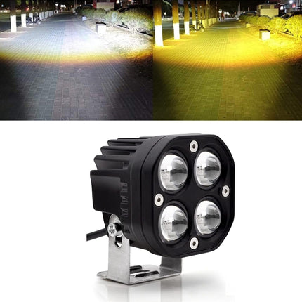 Car 3 inch Continuous Two-color Spotlight 20W / 2000LM / DC9-30V, Two-color Spotlight
