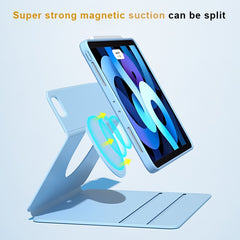 Front Stand Rotating Clear Back Smart Leather Tablet Case, For iPad mini 6 / mini 2024, For iPad 10.2 2019 / 2020 / 2021, For iPad Air 2022 / 2020 10.9, For iPad Pro 11 2018 / 2020 / 2021