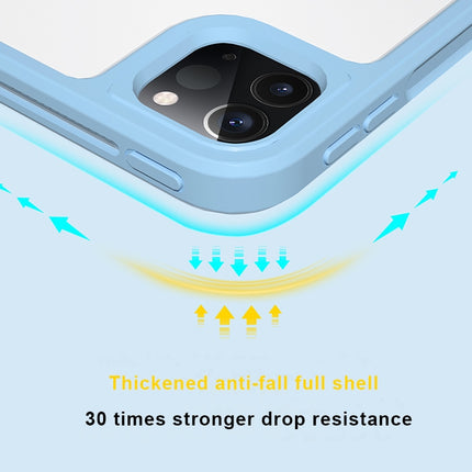 Front Stand Rotating Clear Back Smart Leather Tablet Case