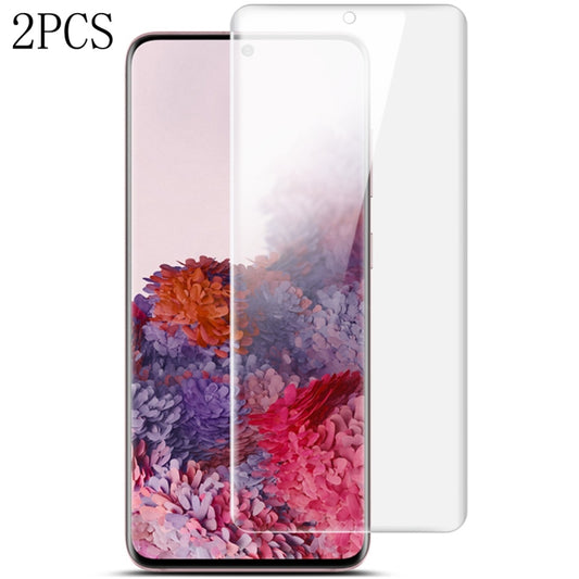 2 PCS IMAK Curved Full Screen Hydrogel Film, for Galaxy S20 5G, for Galaxy S20 Ultra 5G, for Galaxy S20+ 5G, for Galaxy A71