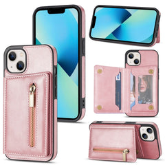 Zipper Card Holder Phone Case, For iPhone 14 Pro Max, For iPhone 14 Pro, For iPhone 14, For iPhone 14 Plus