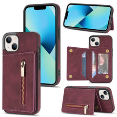 Zipper Card Holder Phone Case, For iPhone 14 Pro Max, For iPhone 14 Pro, For iPhone 14, For iPhone 14 Plus