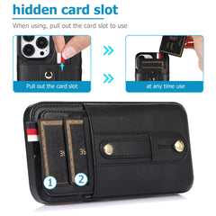 Wristband Kickstand Wallet Leather Phone Case, For iPhone 14 Pro Max, For iPhone 14 Pro, For iPhone 14, For iPhone 14 Plus