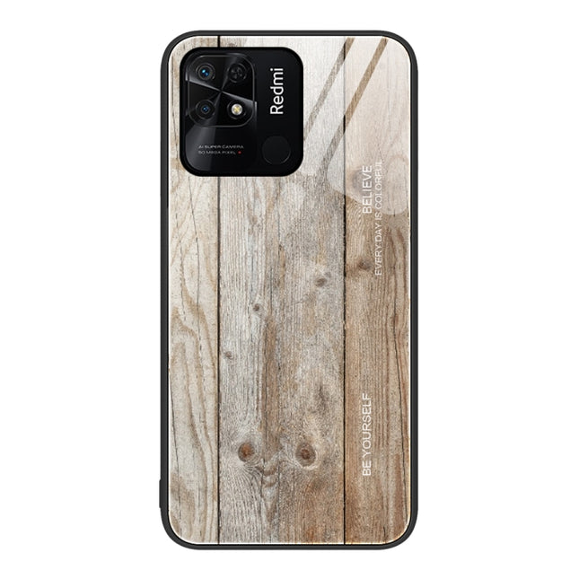Wood Grain Glass Protective Case, For Xiaomi Redmi 10C, For Xiaomi Redmi K40S, For Xiaomi Redmi K50 Pro, For Xiaomi Redmi K50