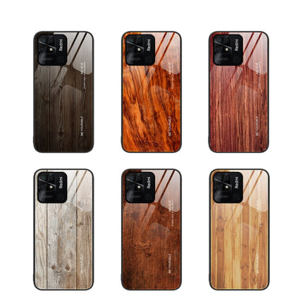 Wood Grain Glass Protective Case, For Xiaomi Redmi 10C, For Xiaomi Redmi K40S, For Xiaomi Redmi K50 Pro, For Xiaomi Redmi K50