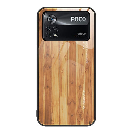 Wood Grain Glass Protective Case, For Xiaomi Mi 11 Pro, For Xiaomi Poco X4 Pro 5G, For Xiaomi Poco M4 Pro 4G, For Xiaomi Mi 11 Ultra