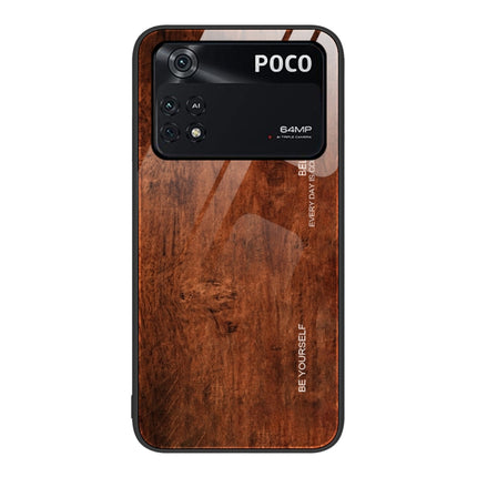 Wood Grain Glass Protective Case, For Xiaomi Mi 11 Pro, For Xiaomi Poco X4 Pro 5G, For Xiaomi Poco M4 Pro 4G, For Xiaomi Mi 11 Ultra