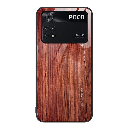 Wood Grain Glass Protective Case, For Xiaomi Mi 11 Pro, For Xiaomi Poco X4 Pro 5G, For Xiaomi Poco M4 Pro 4G, For Xiaomi Mi 11 Ultra