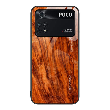 Wood Grain Glass Protective Case, For Xiaomi Mi 11 Pro, For Xiaomi Poco X4 Pro 5G, For Xiaomi Poco M4 Pro 4G, For Xiaomi Mi 11 Ultra