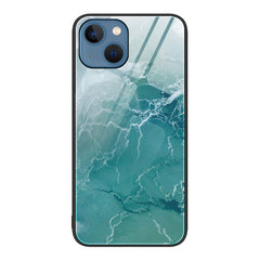 Marble Pattern Glass Protective Phone Case, For iPhone 13 Pro Max, For iPhone 13 Pro, For iPhone 13, For iPhone 14 Plus