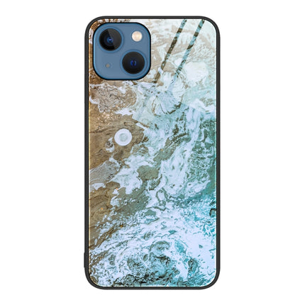 Marble Pattern Glass Protective Phone Case, For iPhone 13 Pro Max, For iPhone 13 Pro, For iPhone 13