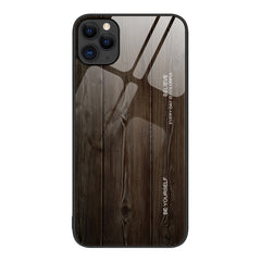 Wood Grain Glass Protective Case, For iPhone 11 Pro Max, For iPhone 13 Pro Max, For iPhone 13 Pro, For iPhone 13, For iPhone XR