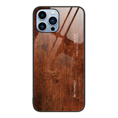 Wood Grain Glass Protective Case, For iPhone 11 Pro Max, For iPhone 13 Pro Max, For iPhone 13 Pro, For iPhone 13, For iPhone XR