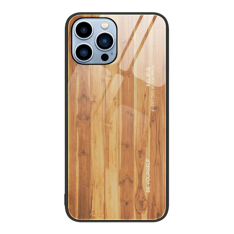 Wood Grain Glass Protective Case, For iPhone 11 Pro Max, For iPhone 13 Pro Max, For iPhone 13 Pro, For iPhone 13
