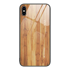 Wood Grain Glass Protective Case, For iPhone XS Max, For iPhone 11 Pro, For iPhone 14 Pro Max, For iPhone 7 Plus, For iPhone 11