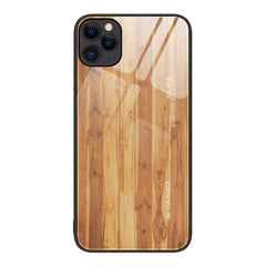 Wood Grain Glass Protective Case, For iPhone XS Max, For iPhone 11 Pro, For iPhone 14 Pro Max, For iPhone 7 Plus, For iPhone 11