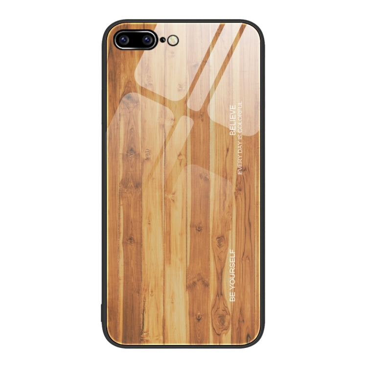 Wood Grain Glass Protective Case, For iPhone 7 Plus, For iPhone 11, For iPhone 14 Plus, For iPhone 14 Pro