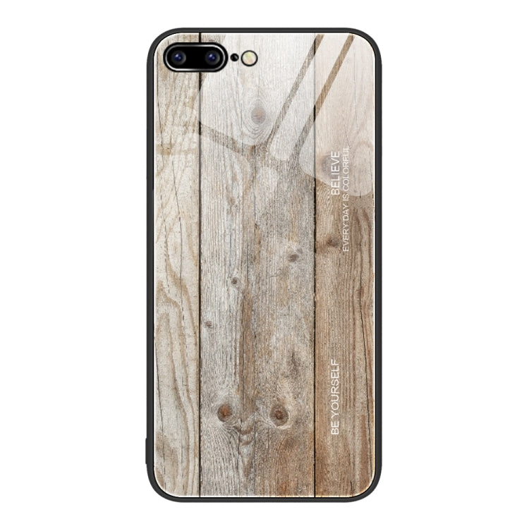 Wood Grain Glass Protective Case, For iPhone 7 Plus, For iPhone 11, For iPhone 14 Plus, For iPhone 14 Pro