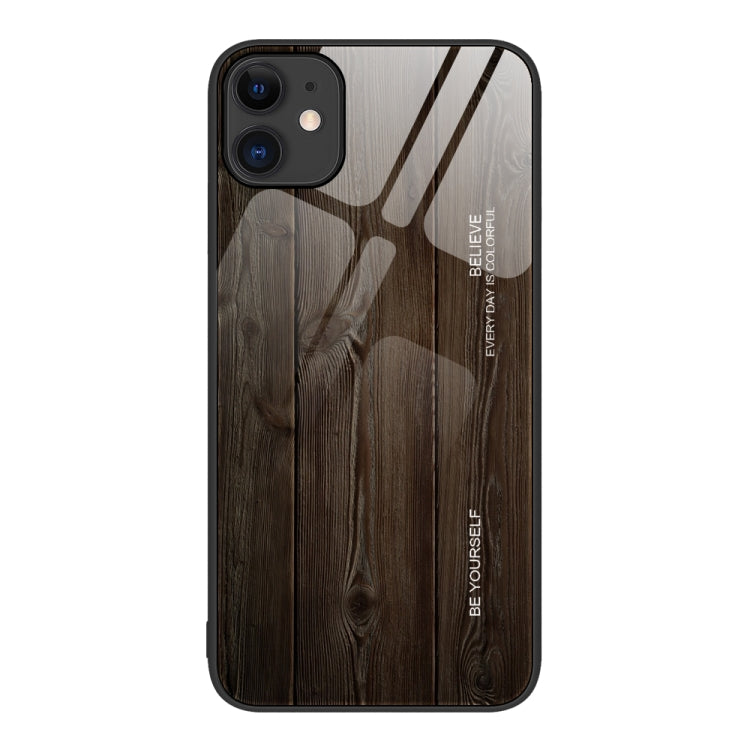 Wood Grain Glass Protective Case, For iPhone 7 Plus, For iPhone 11, For iPhone 14 Plus, For iPhone 14 Pro