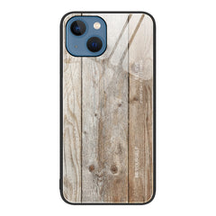 Wood Grain Glass Protective Case, For iPhone 14 Plus, For iPhone 14 Pro, For iPhone 14