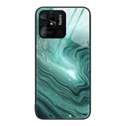 Marble Pattern Glass Protective Phone Case, For Xiaomi Redmi 10C, For Xiaomi Redmi Note 11T Pro, For Xiaomi Redmi K40s