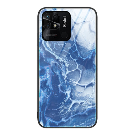 Marble Pattern Glass Protective Phone Case, For Xiaomi Redmi 10C, For Xiaomi Redmi Note 11T Pro, For Xiaomi Redmi K40s