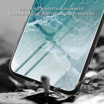 Marble Pattern Glass Protective Phone Case, For Xiaomi Redmi 10C, For Xiaomi Redmi Note 11T Pro, For Xiaomi Redmi K40s