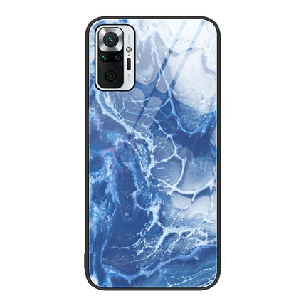 Marble Pattern Glass Protective Phone Case, For Xiaomi Redmi K50 Pro, For Xiaomi Redmi K50, For Xiaomi Redmi Note 10 Pro 4G Global