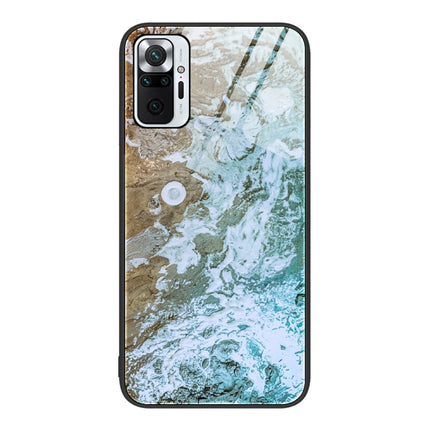 Marble Pattern Glass Protective Phone Case, For Xiaomi Redmi K50 Pro, For Xiaomi Redmi K50, For Xiaomi Redmi Note 10 Pro 4G Global