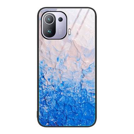 Marble Pattern Glass Protective Phone Case, For Xiaomi Redmi Note 11E, For Xiaomi Mi 11 Pro, For Xiaomi Mi 11 Ultra