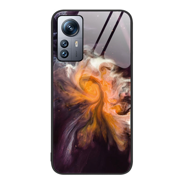 Marble Pattern Glass Protective Phone Case, For Xiaomi 12 Pro, For Xiaomi Poco M4 Pro 5G, For Xiaomi Poco M4 Pro