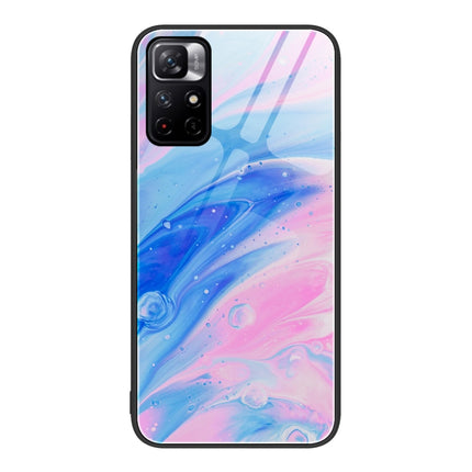 Marble Pattern Glass Protective Phone Case, For Xiaomi 12 Pro, For Xiaomi Poco M4 Pro 5G, For Xiaomi Poco M4 Pro