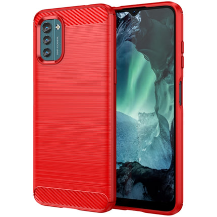 Brushed Texture Carbon Fiber TPU Phone Case, For Nokia G20, For Nokia XR20, For Nokia G50, For Nokia X100, For Nokia G11, For Nokia G21, For Nokia C21